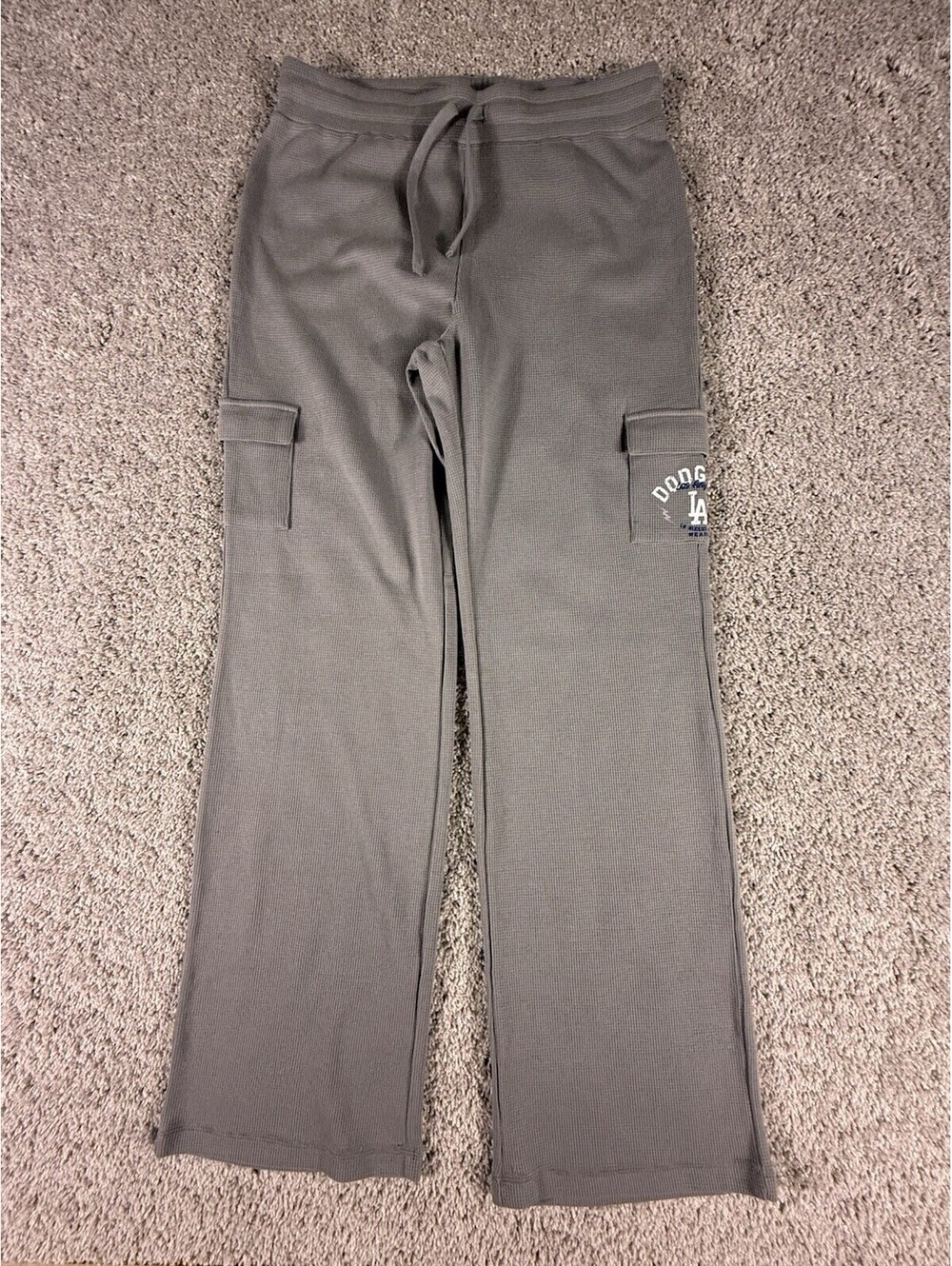 NWT L. A. Dodgers MLB Women’s 2 Piece Lounge Set By Erin Andrews Gray Size M - Picture 15 of 16